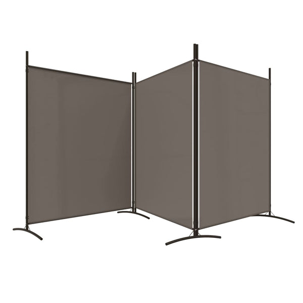 Antrasiitti tilanjakaja Anette 525x180cm (3-paneelinen, kangas)
