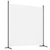 Raumteiler Anette 698x180cm (4-teilig, Stoff), weiß