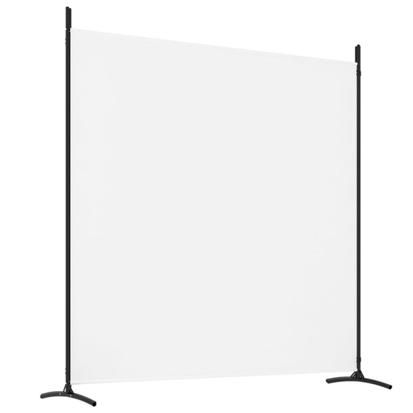 Raumteiler Anette 698x180cm (4-teilig, Stoff), weiß