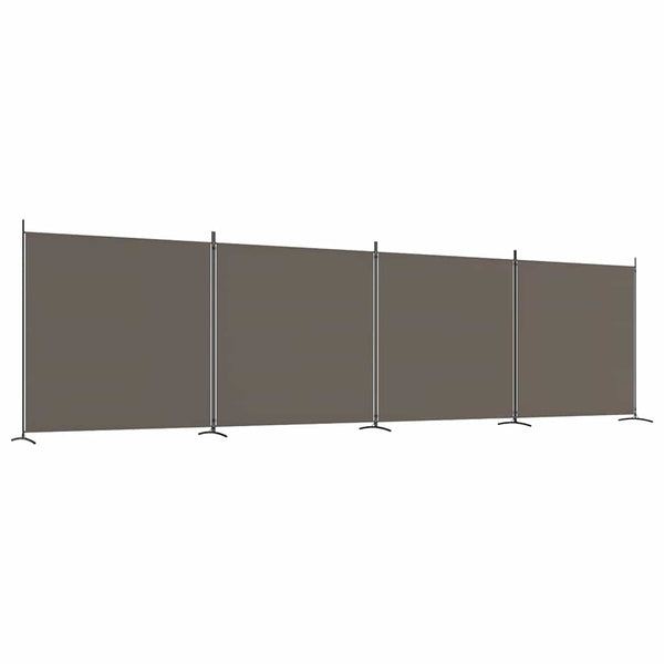 Antrasiitti tilanjakaja Anette 698x180cm (4-paneelinen kangas)