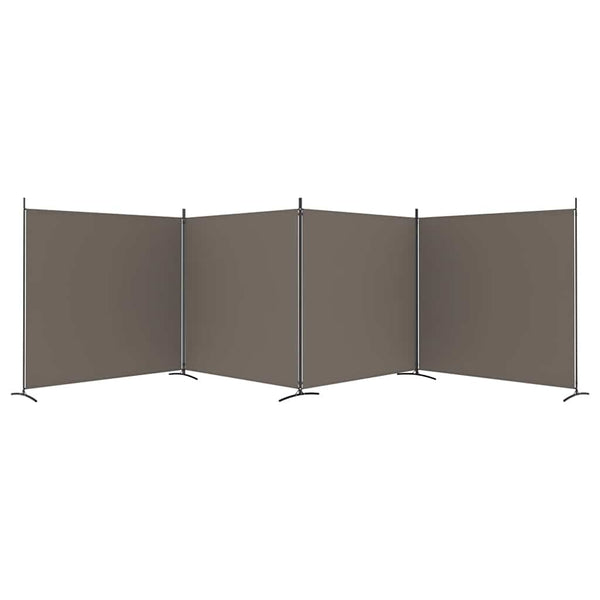 Antrasiitti tilanjakaja Anette 698x180cm (4-paneelinen kangas)