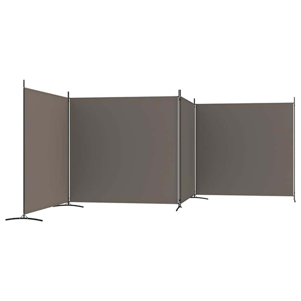 Antrasiitti tilanjakaja Anette 698x180cm (4-paneelinen kangas)