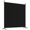 Musta tilanjakaja Anette 698x180cm (4-paneelinen kangas)