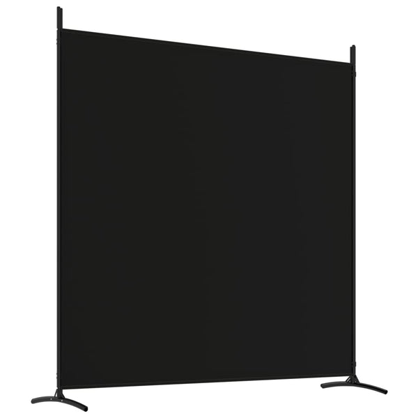 Musta tilanjakaja Anette 698x180cm (4-paneelinen kangas)