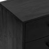 Schwarze Kommode Vara 110x35x70cm (Kiefer)