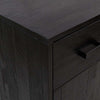 Schwarzer Schuhschrank Maier 75x40x110cm (Kiefer)