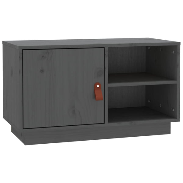 Harmaa tv-taso Jorg 70x34x40cm (mänty)