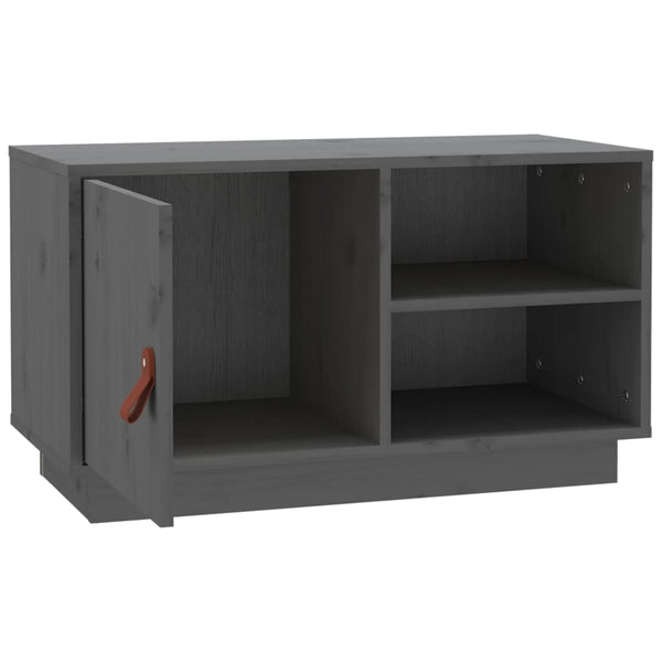 Harmaa tv-taso Jorg 70x34x40cm (mänty)