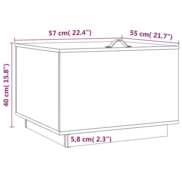 Graue Aufbewahrungsboxen mit Deckel Tivilic (3er-Set Kiefer)