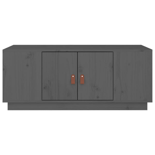 Grauer Couchtisch Gillian 100x50x41cm (Kiefer)