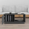 Grauer Couchtisch Die 80x50x35,5cm (Kiefer)