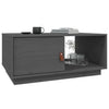 Grauer Couchtisch Die 80x50x35,5cm (Kiefer)