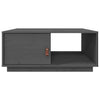 Grauer Couchtisch Die 80x50x35,5cm (Kiefer)