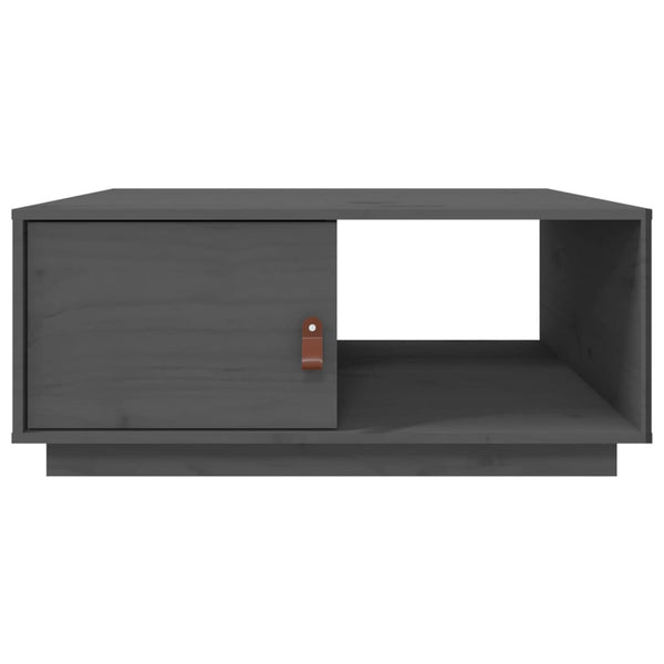 Grauer Couchtisch Die 80x50x35,5cm (Kiefer)