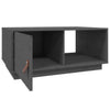 Grauer Couchtisch Die 80x50x35,5cm (Kiefer)