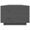 Grauer Couchtisch Die 80x50x35,5cm (Kiefer)