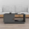 Grauer Couchtisch Die 80x50x35,5cm (Kiefer)