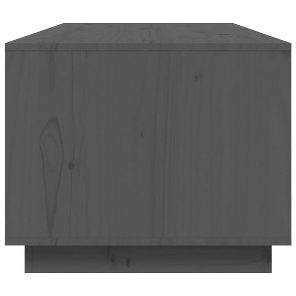 Grauer Couchtisch Zanita 100x50x41cm (Kiefer)