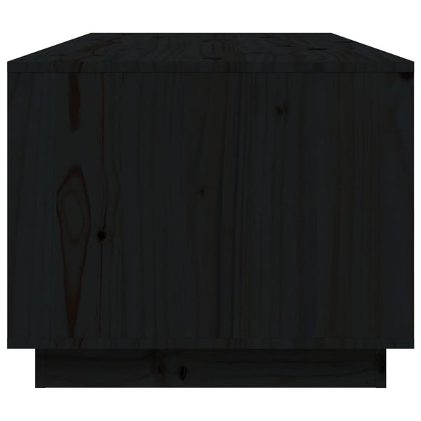 Schwarzer Couchtisch Zanita 100x50x41cm (Kiefer)