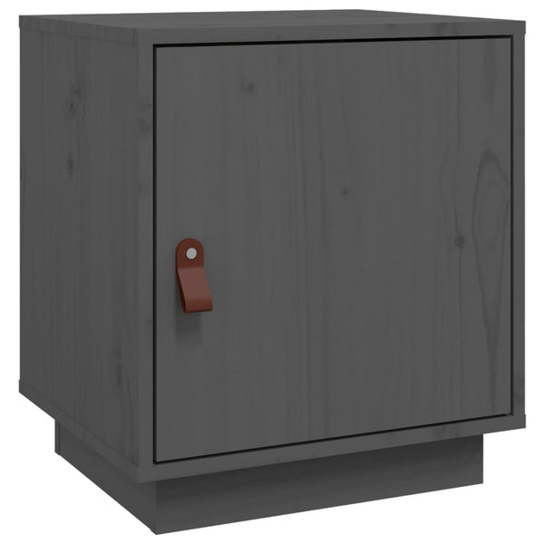 Grauer Nachttisch Szikszai 40x34x45cm (Kiefer)