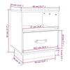Nachttische Bonbonel grau 40x34x45cm (2 Stk. Kiefer)