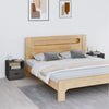 Nachttische Bonbonel grau 40x34x45cm (2 Stk. Kiefer)