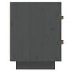 Grauer Nachttisch Miche 40x34x45cm (Kiefer)
