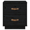 Nachttisch Miche schwarz 40x34x45cm (Kiefer)