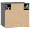 Harmaa seinäkaapit Dasiu 31,5x30x30cm (2 kpl mänty)