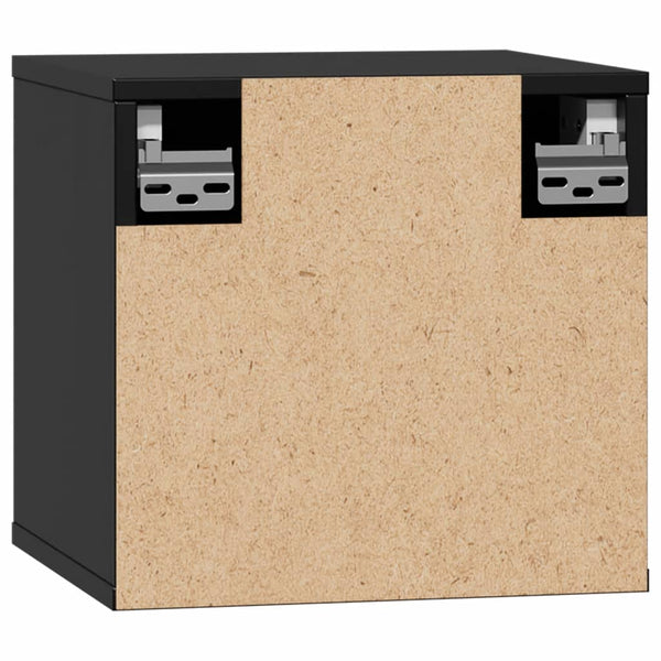 Musta seinäkaapit Dasiu 31,5x30x30cm (2 kpl mänty)