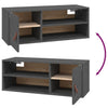 Grauer Wandschrank Jullia 80x30x30cm (Kiefer)