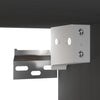 Grauer Wandschrank Jullia 80x30x30cm (Kiefer)