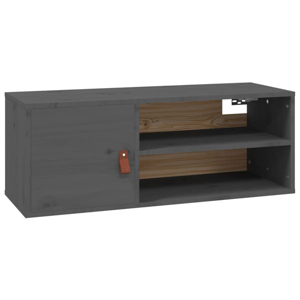 Harmaa seinäkaapit Jullia 80x30x30cm (2 kpl, mänty)