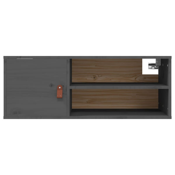 Harmaa seinäkaapit Jullia 80x30x30cm (2 kpl, mänty)