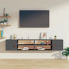Harmaa seinäkaapit Jullia 80x30x30cm (2 kpl, mänty)