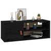 Schwarzer Wandschrank Jullia 80x30x30cm (Kiefer)