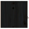 Schwarzer Wandschrank Jullia 80x30x30cm (Kiefer)