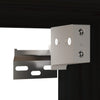 Schwarzer Wandschrank Jullia 80x30x30cm (Kiefer)