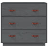 Harmaa senkki Wincler 80x40x75cm (mänty)