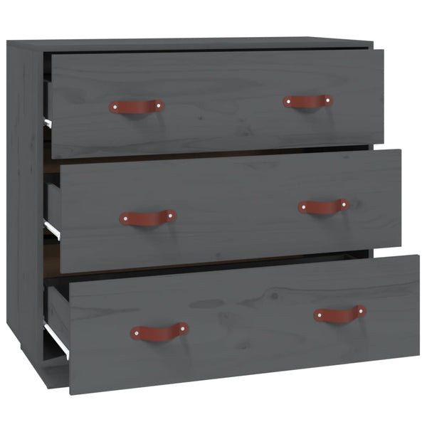 Harmaa senkki Wincler 80x40x75cm (mänty)