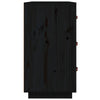 Schwarze Kommode Wincler 80x40x75cm (Kiefer)
