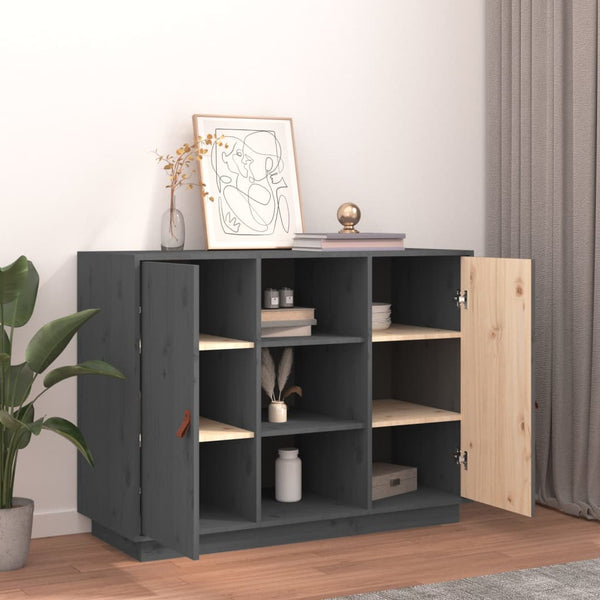 Graues Sideboard Pantita 100x40x75cm (Kiefer)