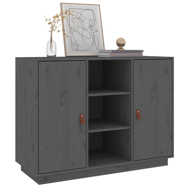 Graues Sideboard Pantita 100x40x75cm (Kiefer)