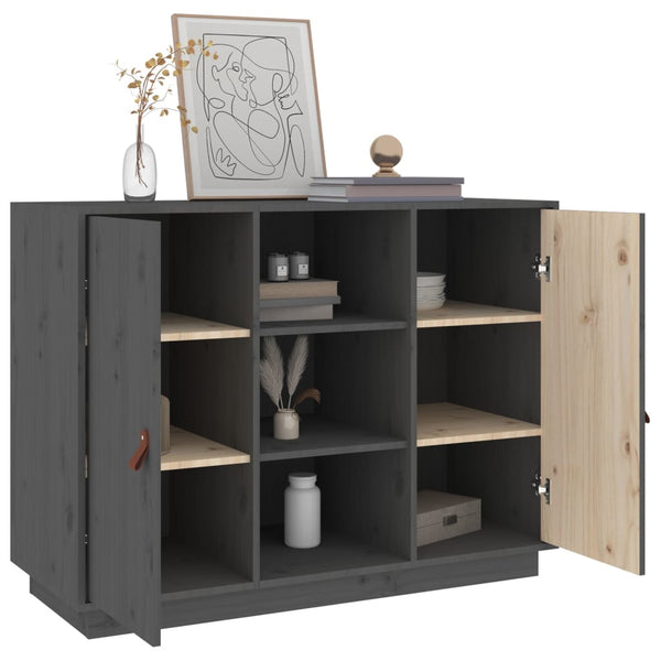 Graues Sideboard Pantita 100x40x75cm (Kiefer)