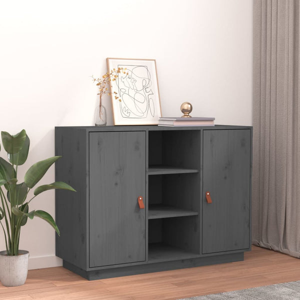Graues Sideboard Pantita 100x40x75cm (Kiefer)