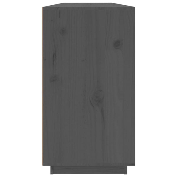 Graues Sideboard Eudoxie 100x40x75cm (Kiefer)