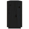 Schwarzes Sideboard Eudoxie 100x40x75cm (Kiefer)
