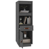 Grauer Schrank Davijani 34x40x108,5cm (Kiefer)
