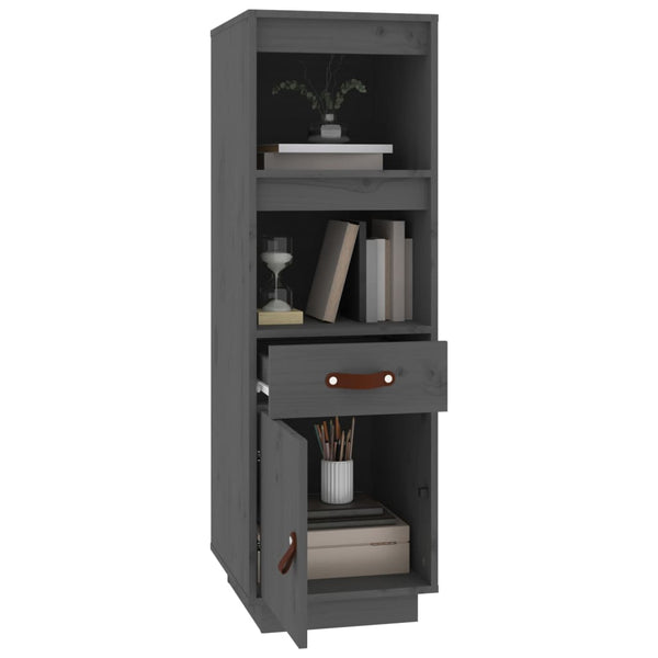 Grauer Schrank Davijani 34x40x108,5cm (Kiefer)