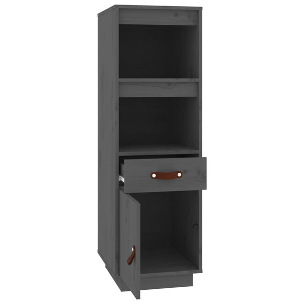 Grauer Schrank Davijani 34x40x108,5cm (Kiefer)